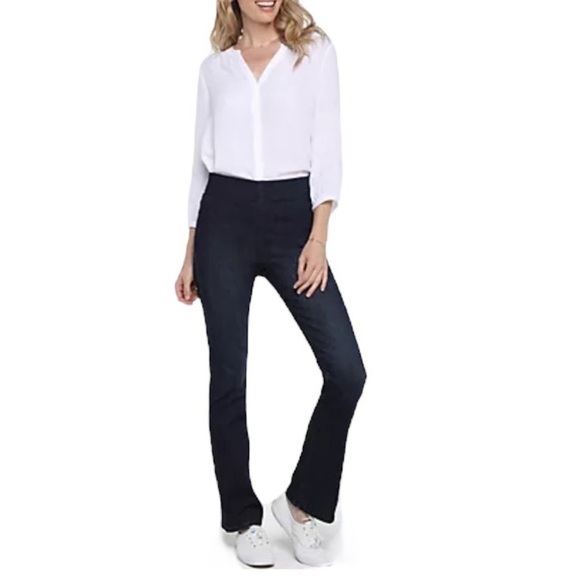 NYDJ Spanspring Pull-On Slim Bootcut Jeans-Kenzie Women's Size Small NEW - Picture 1 of 14